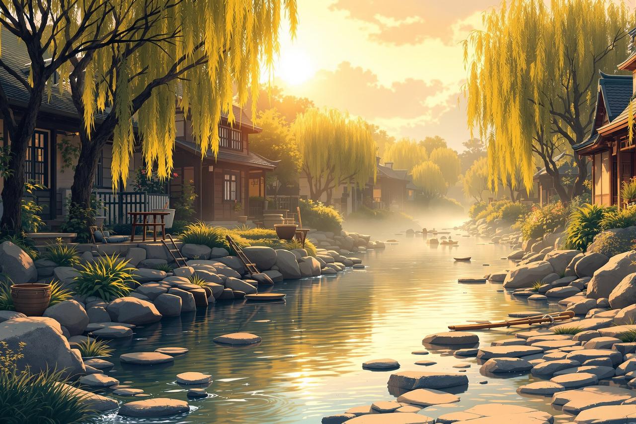 漫剧工场作品 - 小河边的洗衣声