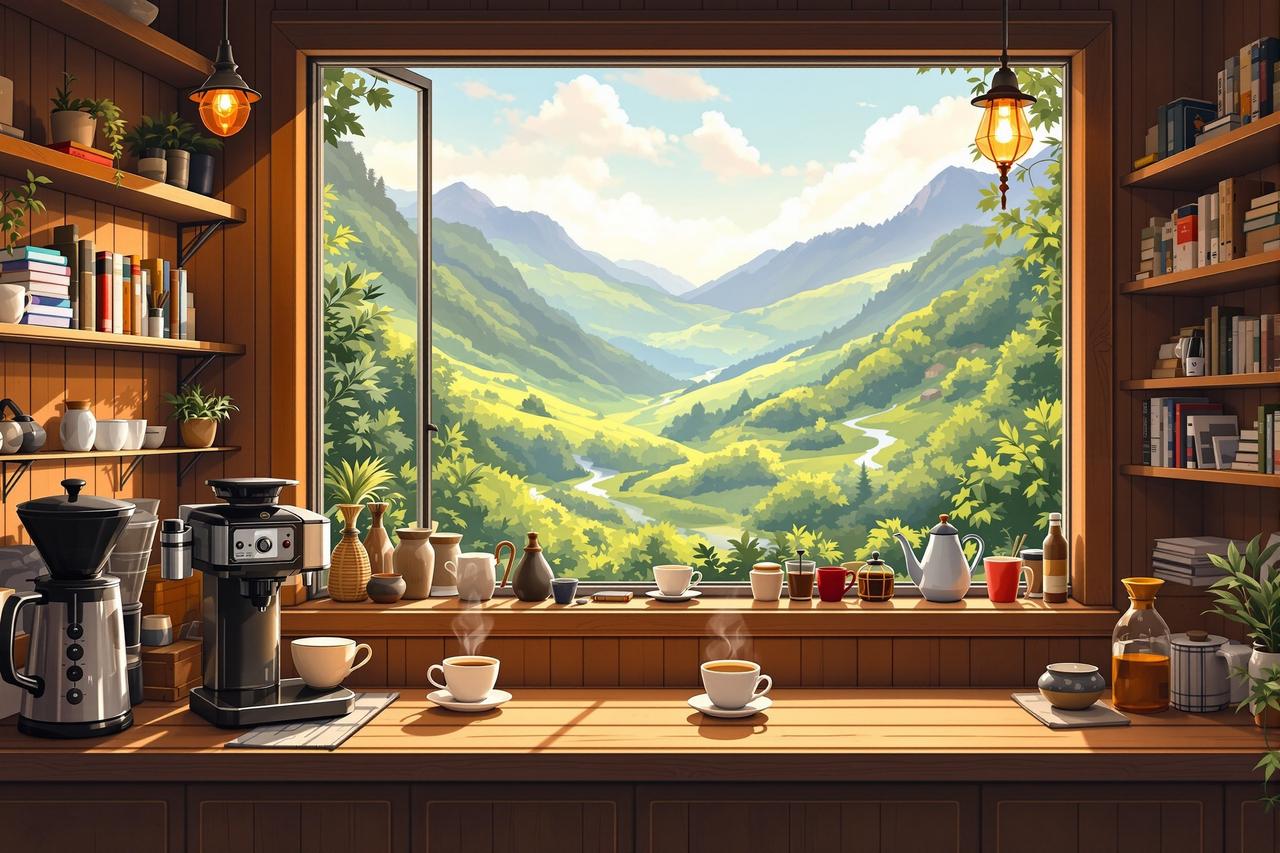 漫剧工场作品 - 山谷咖啡屋