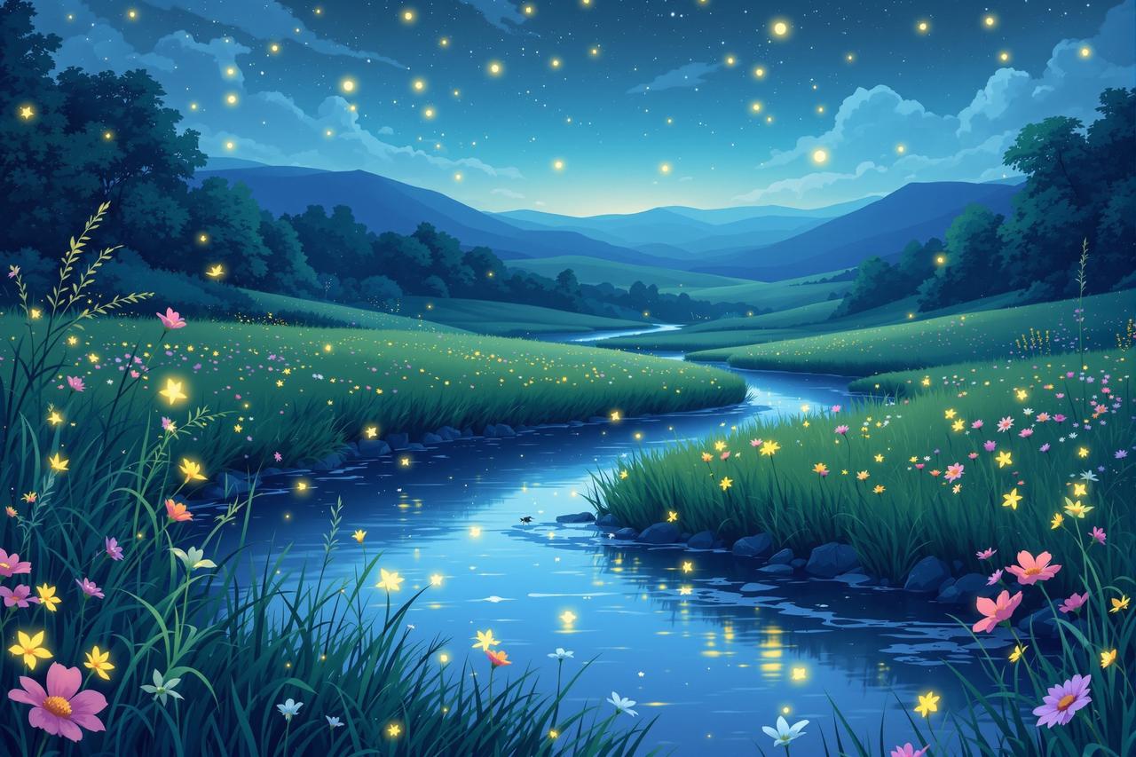 漫剧工场作品 - 夏夜的萤火虫