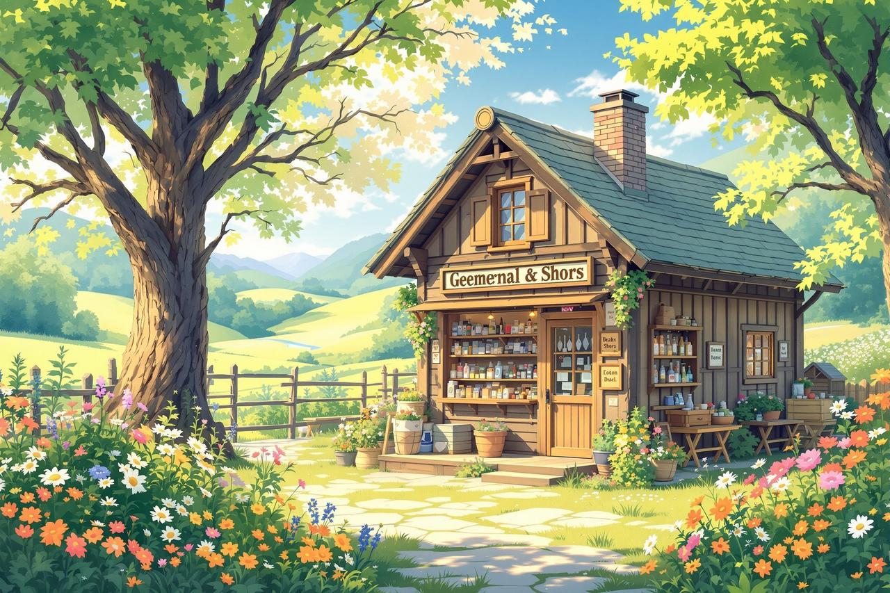 漫剧工场作品 - 山间小店的四季