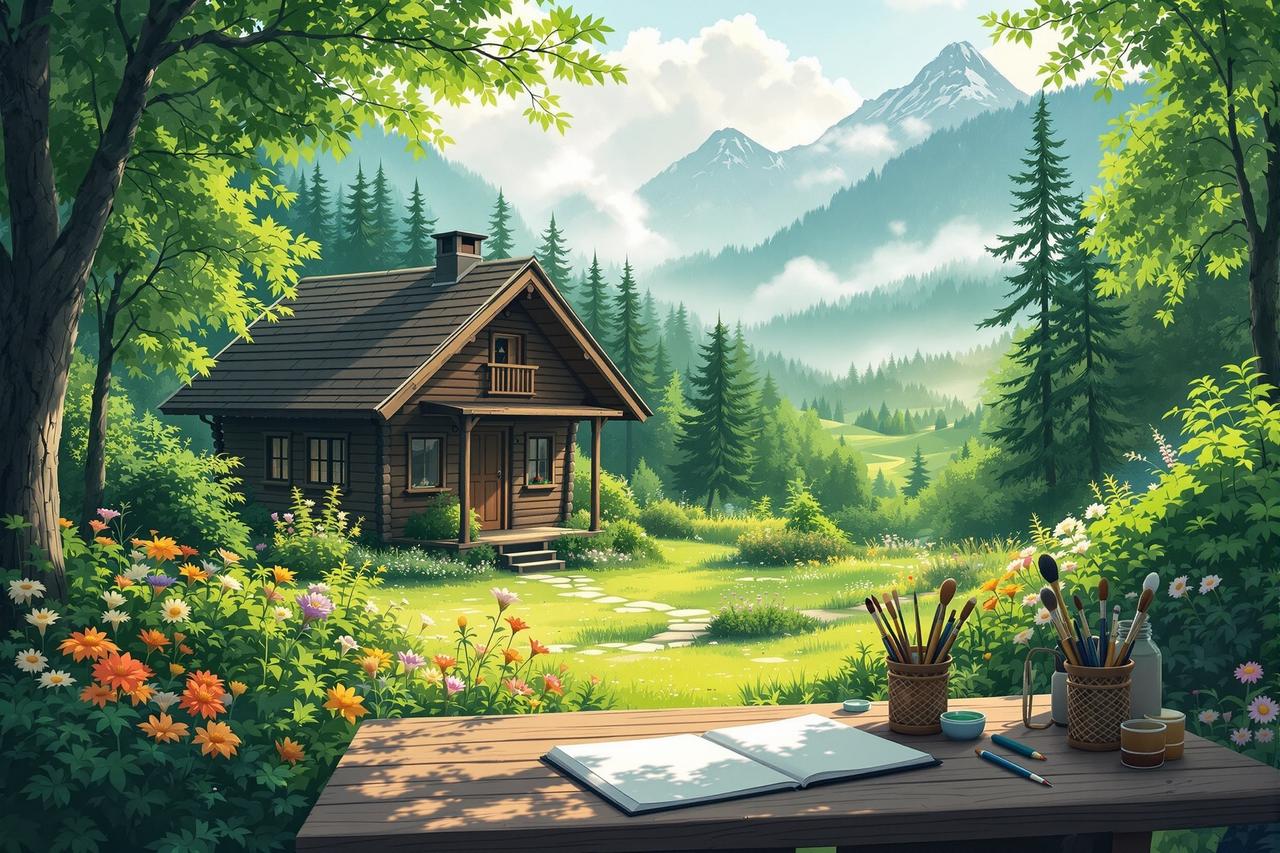 漫剧工场作品 - 山居笔记